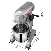 Metal Processor SucceBuy 10- 30L Electric Dough Machine Stainless Steel Commercial Cream Egg Whisk Mixer Processor Kitchen Food Stand Blender