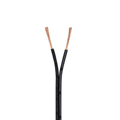 2X20AWG With Black Nylon Yarn Braid red black