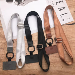 POLY LANYARDS Polyester Adjustable Webbing Lanyard Wrist Lanyard Gasket Hanging Neck Sling Multifunctional Mobile Phone Rope