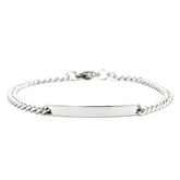 STAINLESS STEEL BRACELET Customized Logo Name Engrave Stainless Steel Bracelet Women Personalized Bracelets For Men Id Bracelet Dropshipping
