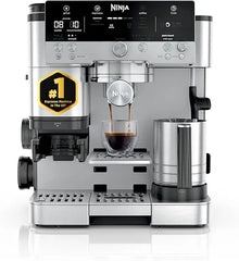 ESPRESSO COFFEE MACHINE Ninja Luxe Café 3-in-1 Espresso, Drip Coffee and Cold Brew Machine | Intergrated Coffee Grinder, Milk Frother, Assisted Tamper &