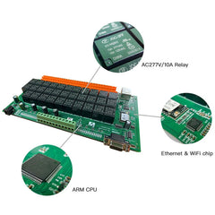 CONTROL MODULE KC868-H32B Smart Home Automation Module Controller System Domoticz Node-Red MQTT WiFi/Ethernet Relay Switch Network RS232 TCP
