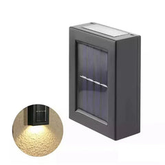 Ceramics +PC LED lamp for Household lighting Solar Up and Down Spot Lights Outdoor, Street Wall Light Lamp Solar Powered Sunlight Waterproof Solar Lamp Garden Decorative
