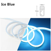 SILICONE LED SHEET LIGHT KIT 12V Led Neon Strip Lights Flex Tape Ribbon Lamp Rope Waterproof Silicone Tube Bar 1cm 1led Cut DIY Ad Sign Board Billboard
