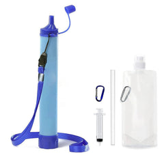 WATER FILTER Camping HikingEmergency Survival Portable Purifier - Outdoor Water Filter, Efficient Purification, Safe Drinking Water On-The-go