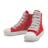 Men's Coarse Shoelaces, High Cut Thick Sole, Comfortable Board Shoes, Versatile, College Style, Casual Sports Shoes