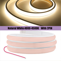 LED LIGHT 12V 24V 320Leds/M COB Neon Strip Waterproof 3000K 4000K 6000K Home Decor High Brighter Flexible Ribbon Rope LED Light 0.5M-20M