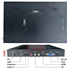 METAL LVDS CONVERTER BOX USE FOR ACCESSORIES Metal Case+Analog TV Driver Board Fit ITSX95C ITSX95E ITSX95H 1CCFL 1400*1050 30 Pin LVDS VGA AV USB HDMI-Compatible 15" DIY Kit