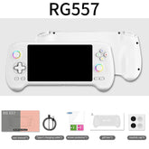 GAME CONSOLE ANBERNIC RG557 Retro Handheld Game Console 5.48" AMOLED Screen Dimensity 8300 Android Video Portable Game Player