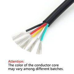 POWER CABLES 2-10m UL2464 Multi-Core Wire 30 28 26 24 22 20 18 16 14AWG/2 3 4 5 6 7 8 9 10Cores Channel Audio Power Cable Sheathed Wires