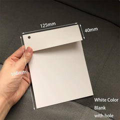 fabric swatches 100pcs Fabric Swatch Holder White Paper Textile Material Color Block Sample Display Card