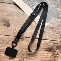 POLY LANYARDS Polyester Adjustable Webbing Lanyard Wrist Lanyard Gasket Hanging Neck Sling Multifunctional Mobile Phone Rope