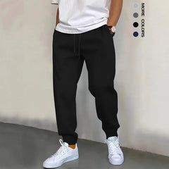 COTTON PANTS New high-quality men's sports pants - sportswear - elastic waist - 2026 casual loose pants - black/grey - cotton jogging pants -