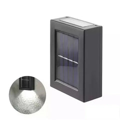 Ceramics +PC LED lamp for Household lighting Solar Up and Down Spot Lights Outdoor, Street Wall Light Lamp Solar Powered Sunlight Waterproof Solar Lamp Garden Decorative