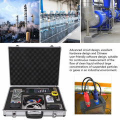 ULTRASONIC FLOW METER TDS-100H Handheld Digital Ultrasonic Flow Meter Tester Flowmeter US 100-240v