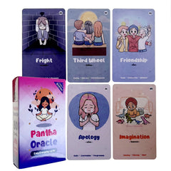 PAPER GAME SET SAMPLE New English Card Deck Pantha Oracle Easy Everyday Cards Sample Figures Design For Friends Holiday Gift Entertainment Board Game