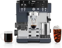 ESPRESSO COFFEE MACHINE Ninja Luxe Café 3-in-1 Espresso, Drip Coffee and Cold Brew Machine | Intergrated Coffee Grinder, Milk Frother, Assisted Tamper &