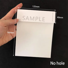 fabric swatches 100pcs Fabric Swatch Holder White Paper Textile Material Color Block Sample Display Card