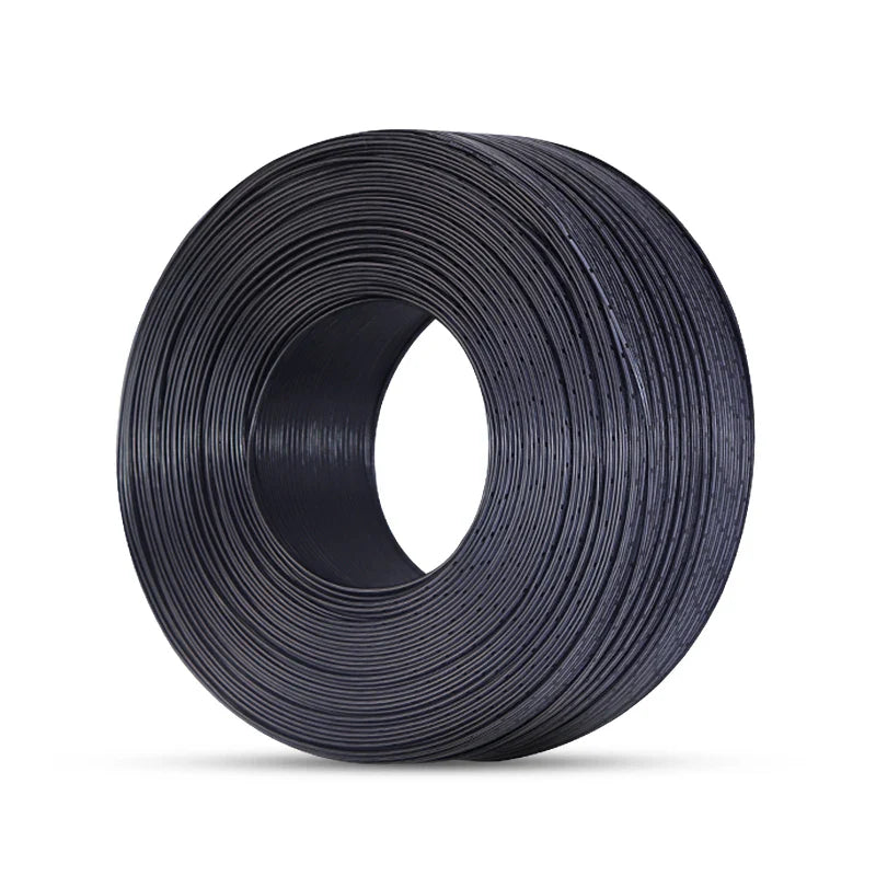 2X20AWG With Black Nylon Yarn Braid red black