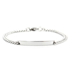 STAINLESS STEEL BRACELET Customized Logo Name Engrave Stainless Steel Bracelet Women Personalized Bracelets For Men Id Bracelet Dropshipping