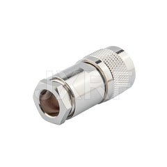 GROUNDING STRAIGHT PLUG JX 2pcs PL259 UHF Male Plug Connector Clamp For RG8 RG213 LMR400 Straight Nickelplated fast shipping