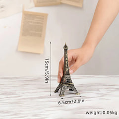 METAL MODEL Bronze Paris Eiffel Tower Metal Crafts Home Decoration Accessories Figurine Statue Model Souvenir Home Interior Design