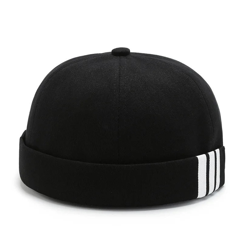 cotton hat Fashion Cotton Brimless Hat Men Women Retro Skullcap Melon Docker Cap Street Hip Hop Without Visor Summer Outdoor Beanie Gorras
