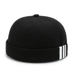 cotton hat Fashion Cotton Brimless Hat Men Women Retro Skullcap Melon Docker Cap Street Hip Hop Without Visor Summer Outdoor Beanie Gorras