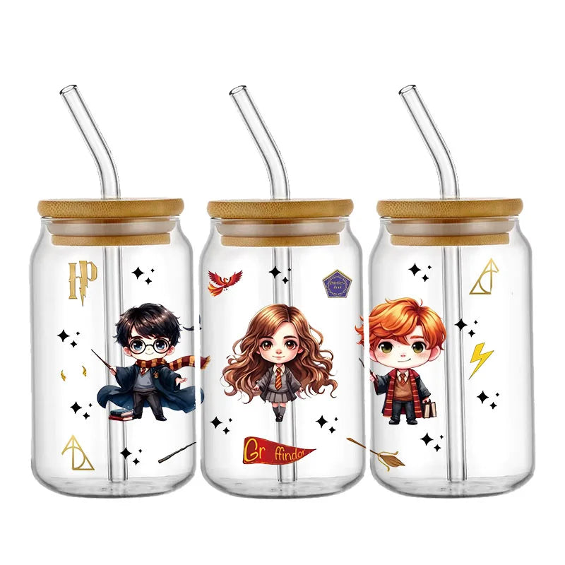 cup decorative sticker Wizard 16oz DTF Sticker Cups Cool Personalize UV Wrap Transfer Sticker Custom Labels DIY Logo Selfadhesive