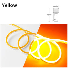 SILICONE LED SHEET LIGHT KIT 12V Led Neon Strip Lights Flex Tape Ribbon Lamp Rope Waterproof Silicone Tube Bar 1cm 1led Cut DIY Ad Sign Board Billboard
