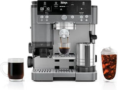 ESPRESSO COFFEE MACHINE Ninja Luxe Café 3-in-1 Espresso, Drip Coffee and Cold Brew Machine | Intergrated Coffee Grinder, Milk Frother, Assisted Tamper &