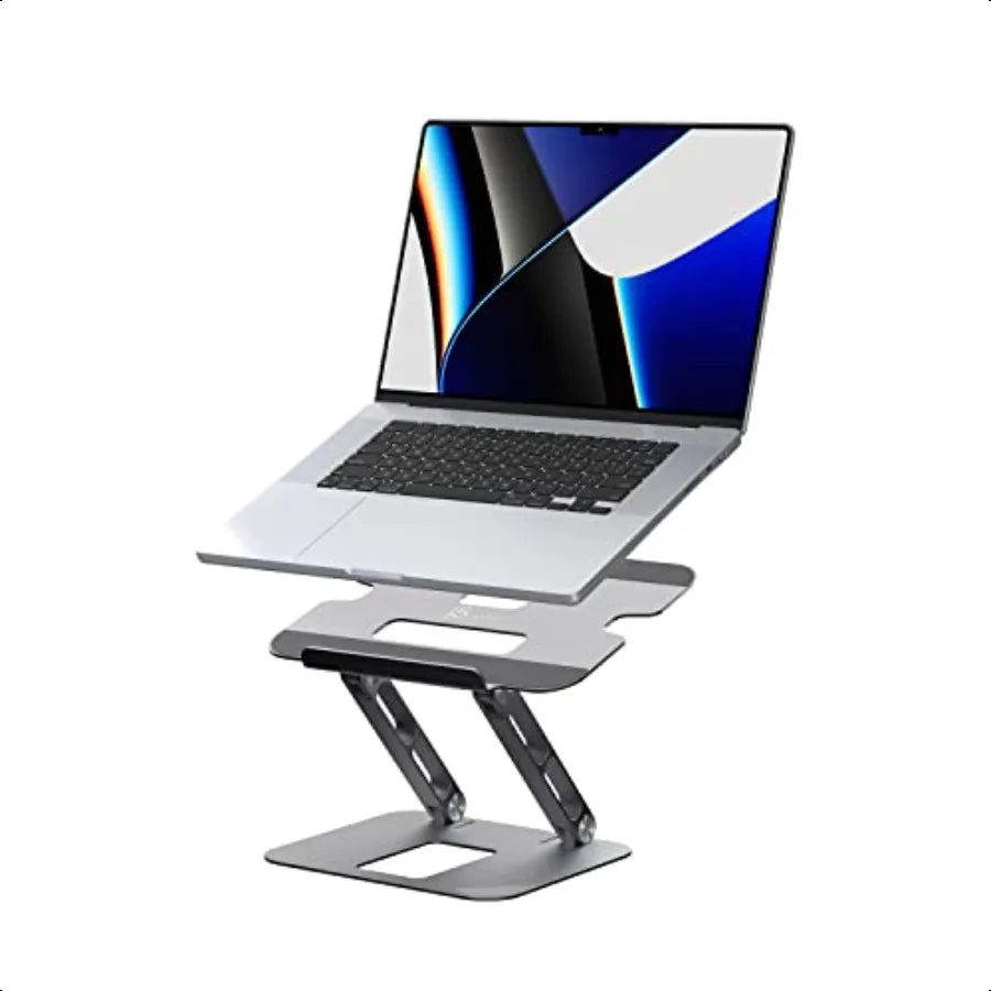 Aluminum alloy  laptop MultiAngle Aluminum Laptop Stand Ergonomic Notebook Riser Suitable for Book Dell HP Lenovo Fits Most laptops up to 16 JTS127