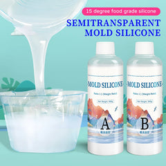 Silicon module DIY Silicone Mold Making AB 1:1 Liquid Rubber Silicona Liquida Para Mold Fast Curing Mold Making Silicone Kit Cured 200g 500g