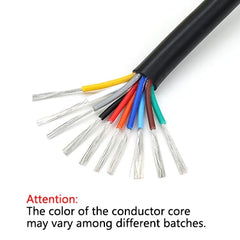 POWER CABLES 2-10m UL2464 Multi-Core Wire 30 28 26 24 22 20 18 16 14AWG/2 3 4 5 6 7 8 9 10Cores Channel Audio Power Cable Sheathed Wires