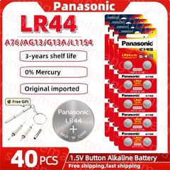 GREETING CARDS Panasonic 2-50PCS AG13 battery A76 LR44 357 SR1154 SR44 LR 44 1.5V Alkaline Batteries For Watch Calculator Toy Button Coin Cell