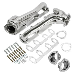 METAL EXHAUST PIPE AP03 Stainless Steel Shorty Exhaust Header Kit for Ford Big Block FE 330 360 390 428