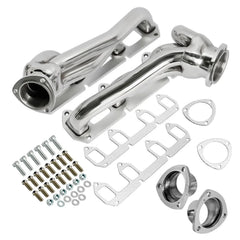 METAL EXHAUST PIPE AP03 Stainless Steel Shorty Exhaust Header Kit for Ford Big Block FE 330 360 390 428