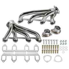 METAL EXHAUST PIPE AP03 Stainless Steel Shorty Exhaust Header Kit for Ford Big Block FE 330 360 390 428