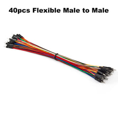 plastic cable FOR connect Dupont Cable Ribbon Jumper Wire Kit 10cm 20cm 30cm Male Female 24AWG Copper Line Set for DIY Arduino Breadboard PCB