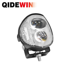 2x2 lens TYPEIII-Medium 5050 LED Mini Motorcycle LED Spotlights LED Motorcycle Headlight Lens 12V 24V 6500K Universal Auxiliary Headlamp15W Flash Warning Light