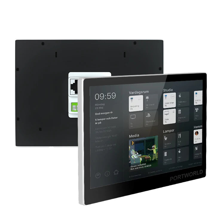 TABLET PC SAMPLE YC-SM10P Smart home automation 10 inch IPS touch screen landscape display Android AIO POE tablet inwall mount