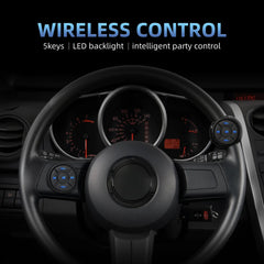 PLASTIC WIRELESS BUTTON Wireless Bluetooth Remote Controller Media Button Car Motorcycle Bike Steering Wheel Music Player for IOS Android Phone K0174