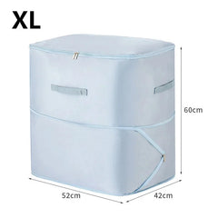 Space Saving Compression Storage Tote Bag Heavy Duty Multipurpose Rectangle Fabric Organizer for Comforters Clothes and Blankets