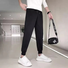 COTTON PANTS New high-quality men's sports pants - sportswear - elastic waist - 2026 casual loose pants - black/grey - cotton jogging pants -