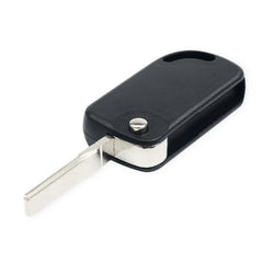 key blank KEYYOU For VW Volkswagen For Brazil Mark Replacement Flip Key Folding Remote Key Shell Blank Case Fit Uncut HU66 Blade No Button