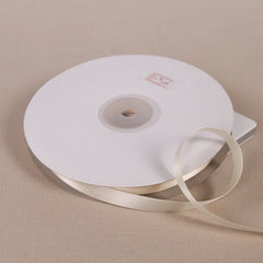 Ribbon roll (91 meters/roll) Beige Single Face Satin Ribbon Wholesale Gift Wedding Christmas Decoration DIY Webbing Card Gift Wrapping