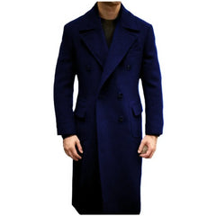 Formal Winter Brown Men Blazer Suits  Double Breasted Winter Warm Overcoat Customized  Business Winter Wear Warm Jacket