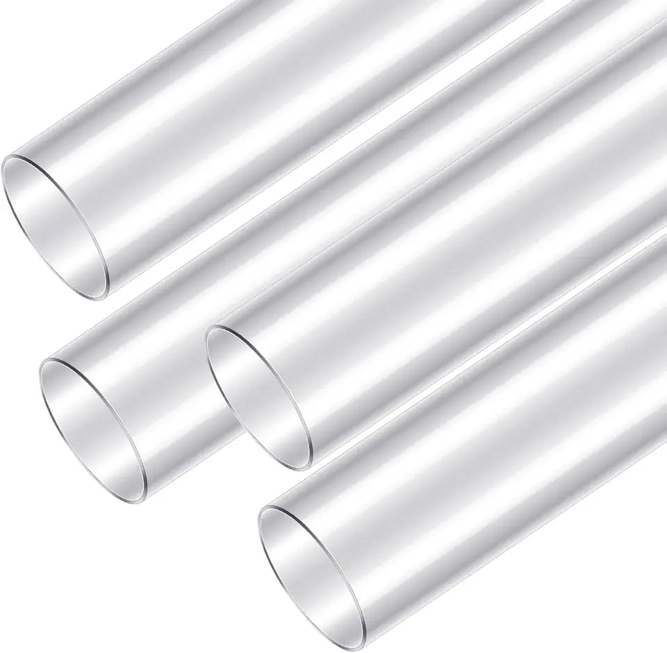 PLASTIC TUBE 1pcs Naxilai Clear Plastic Tube PC Tubing Round Tube Chemical Resistant Polycarbonate Tubing for Dust Collection Hose Fittings
