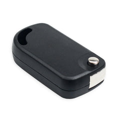 key blank KEYYOU For VW Volkswagen For Brazil Mark Replacement Flip Key Folding Remote Key Shell Blank Case Fit Uncut HU66 Blade No Button