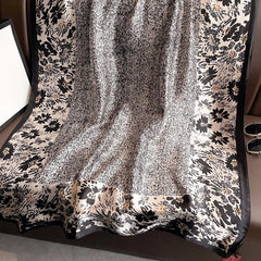 FABRIC SCARF Spring Scarf Women's Luxury Design Polyester Material Smooth Scarf Soft Shawl Beach